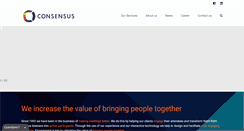 Desktop Screenshot of consensusonline.dk