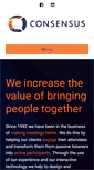 Mobile Screenshot of consensusonline.dk