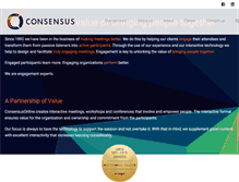 Tablet Screenshot of consensusonline.dk